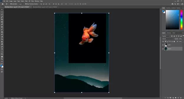 Open the images that you want to composite in Photoshop