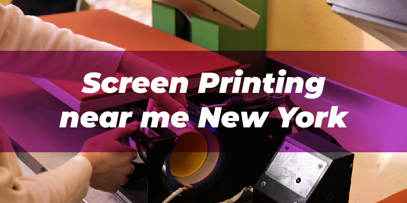 Screen Printing Near Me New York Vector Design